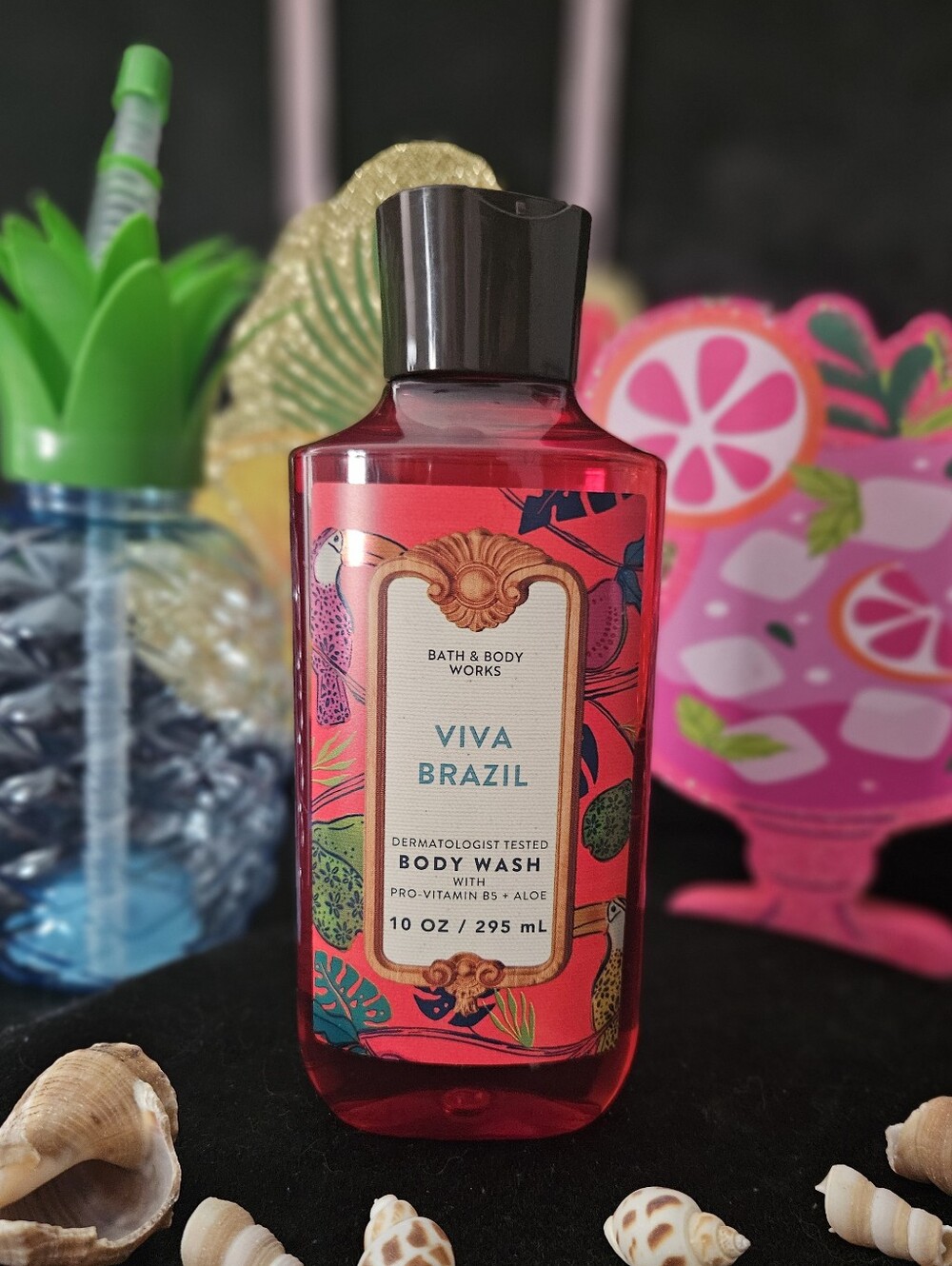 NWT Bath & Body Works Viva Brazil Body Wash - Red, Multi